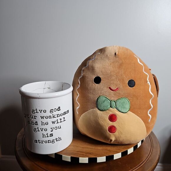 NWT JORDAN GINGERBREAD MAN SQUISHMALLOW SQUISHAROYS 12IN